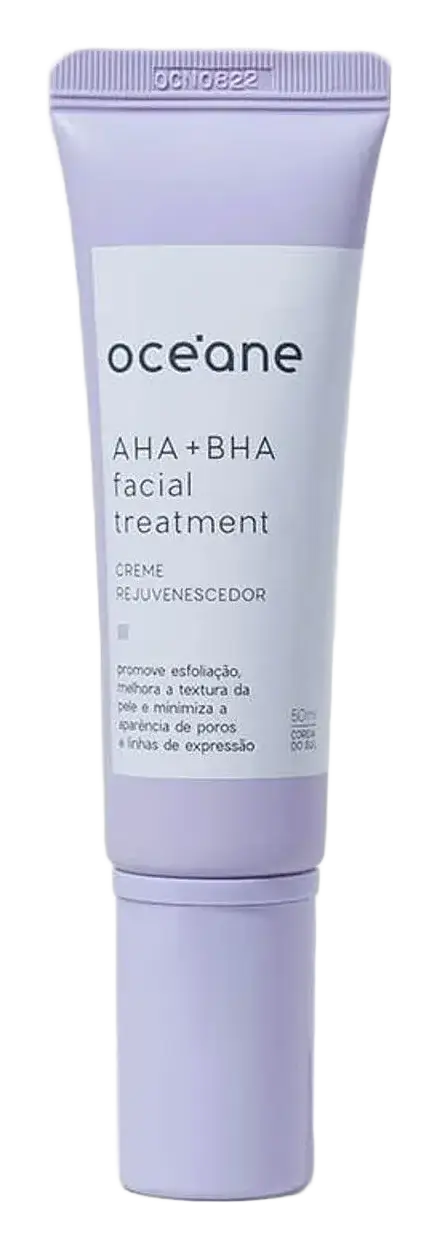 Oceane Creme Rejuvenescedor Lavável AHA + BHA Facial Treatment