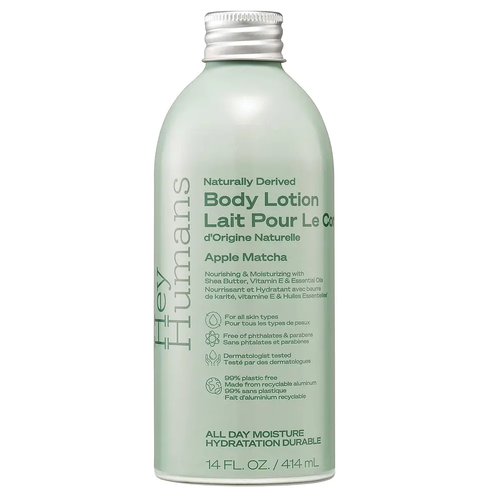 Hey Humans Naturally Derived Body Lotion Apple Matcha
