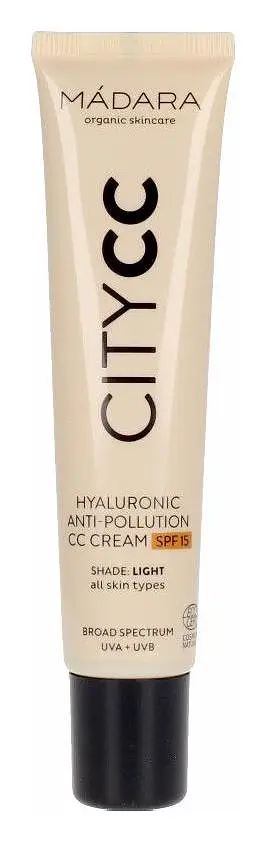 Madara City CC Hyaluronic Anti-pollution CC Cream SPF 15 Light