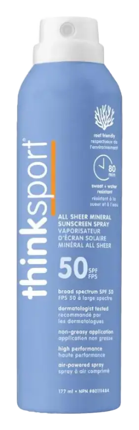 Think Sport All Sheer Mineral Sunscreen Spray SPF 50