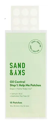 Sand and Sky Oil Control Dual Action Blemish Patches Help Me Patches