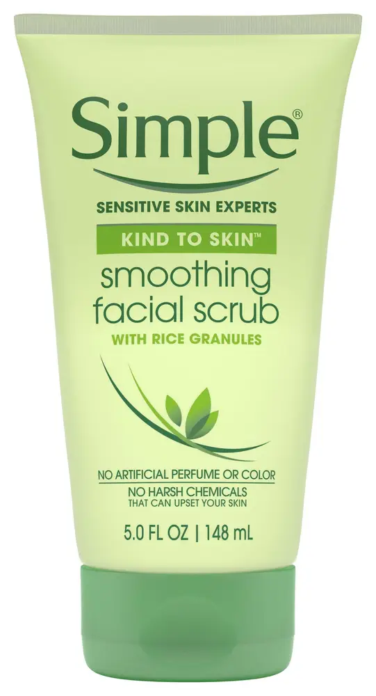 Simple Skincare Smoothing Facial Scrub