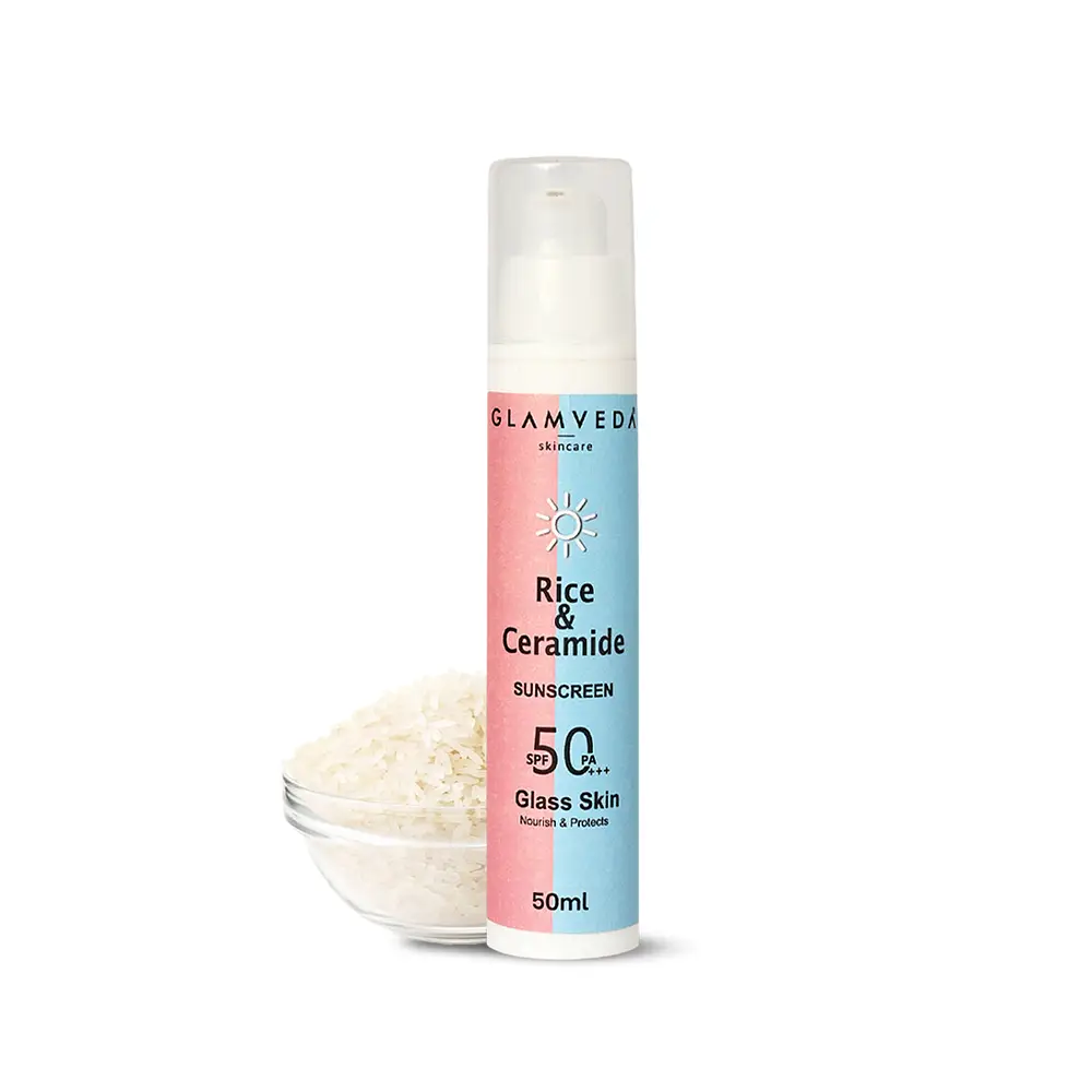 Glamveda Rice & Ceramide Sunscreen SPF 50 PA+++