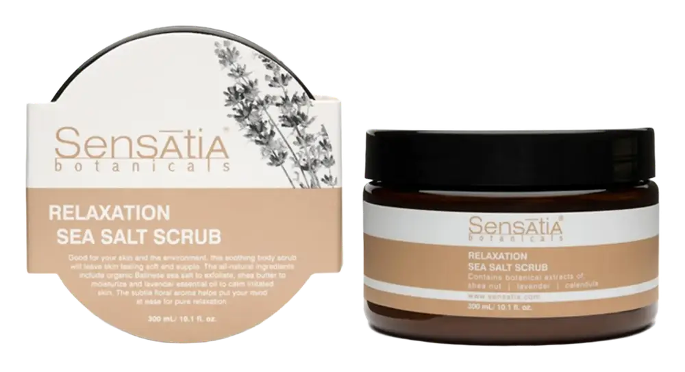 Sensatia Botanicals Relaxation Sea Salt Scrub