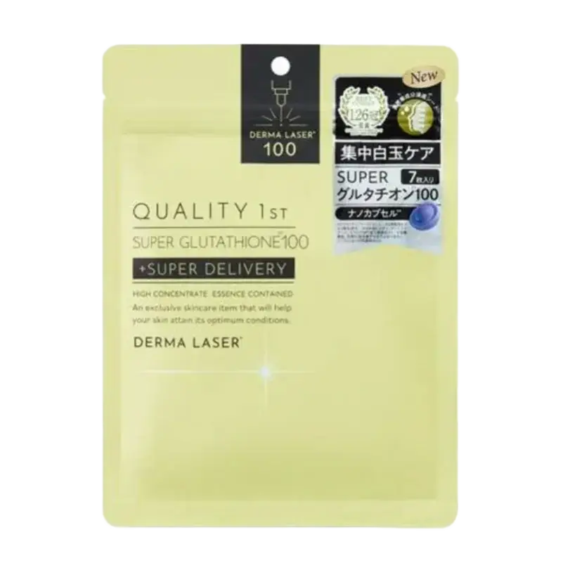 Quality First Derma Laser +Super Delivery Mask Super Glutathione 100
