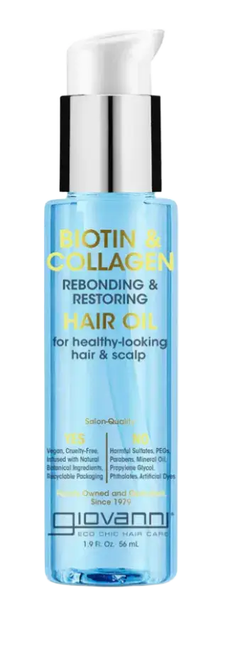 Giovanni Biotin & Collagen Rebonding & Restoring Hair Oil