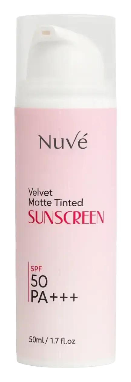 Nuvé Velvet Matte Tinted Sunscreen SPF 50 PA+++