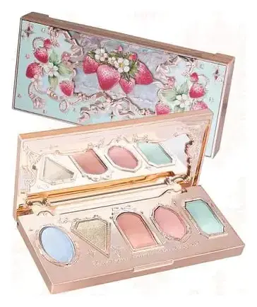 Flower Knows Strawberry Rococo 5 Color Eyeshadow Palette 05 Creamy Macarons