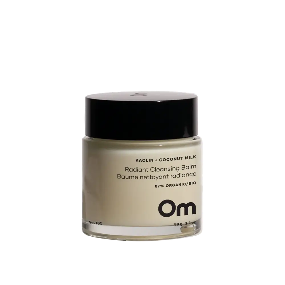 OM Organics Kaolin + Coconut Milk Radiant Cleansing Balm