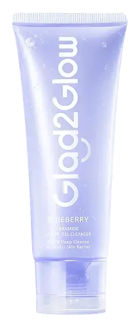 Glad2Glow Blueberry Ceramide Low pH Gel Cleanser