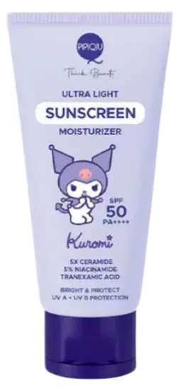Pipiqiu Ultra Light Sunscreen Moisturizer Bright & Protect SPF 50