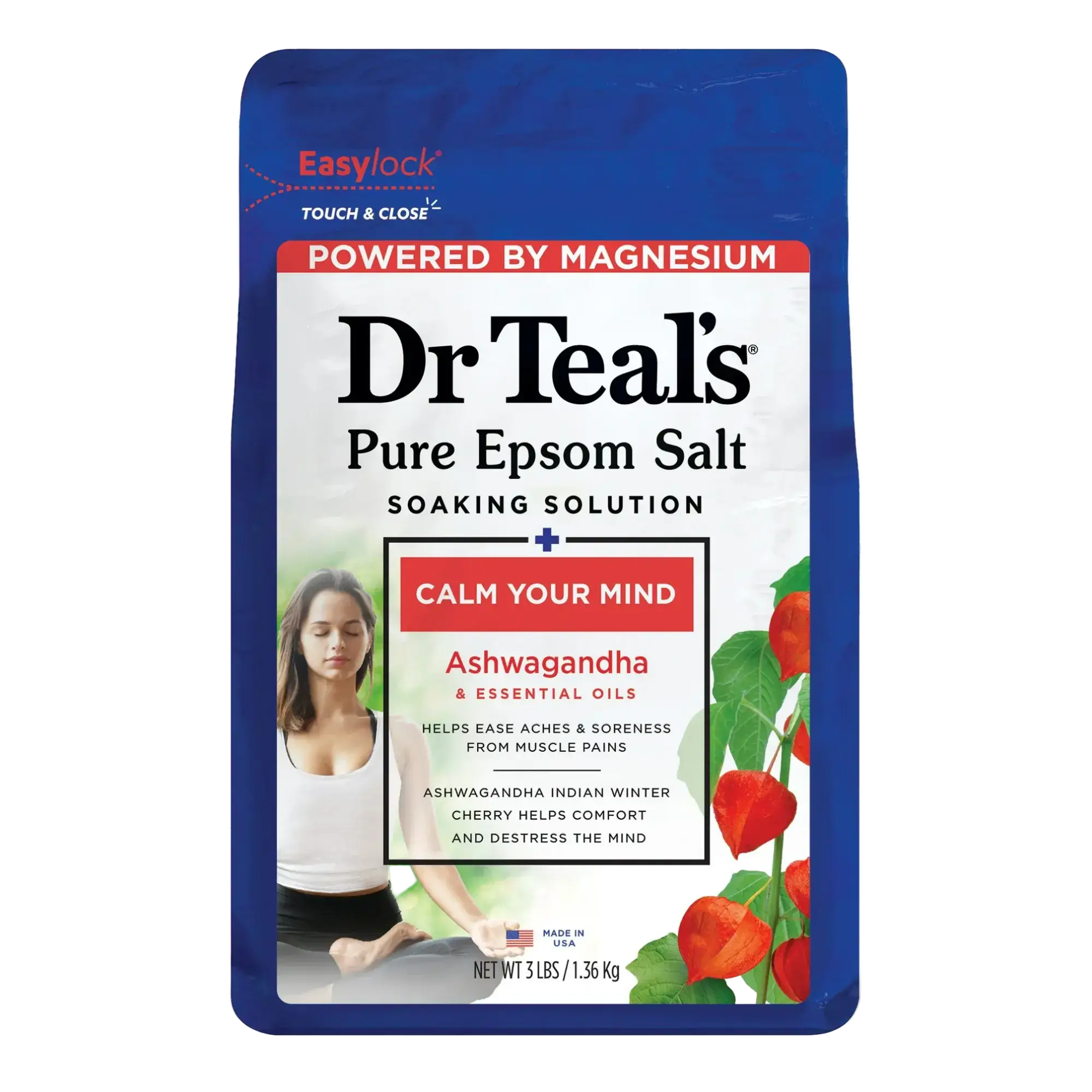 Dr Teal’s Pure Epsom Salt Soaking Solution Calm Your Mind