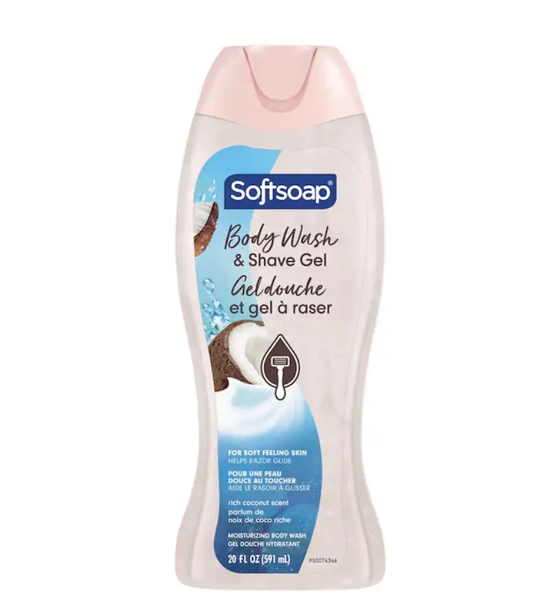 Softsoap Body Wash & Shave Gel Rich Coconut