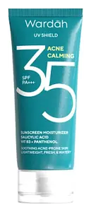 Wardah UV Shield Acne Calming Sunscreen Moisturizer SPF 35 PA+++