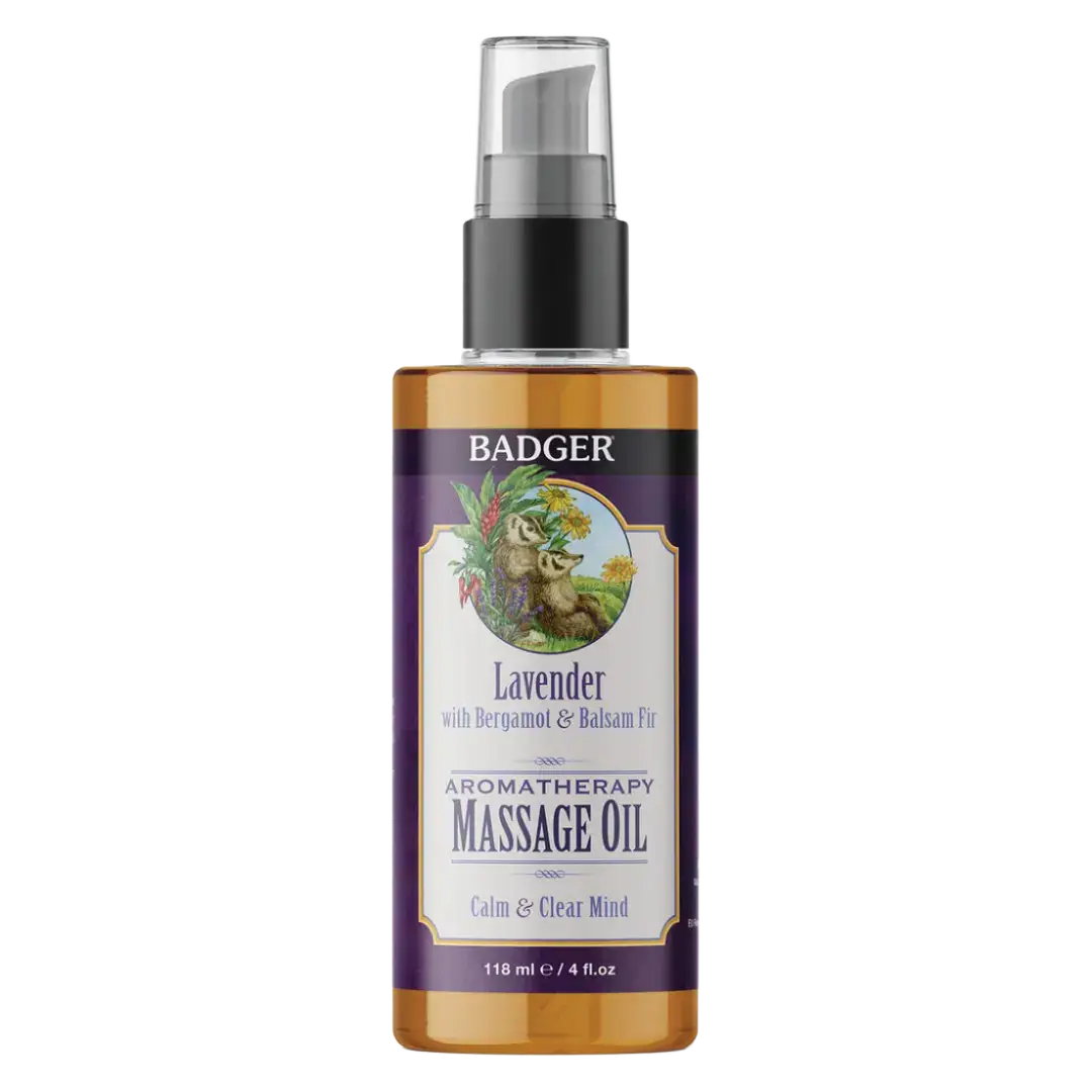 Badger Lavender Aromatherapy Massage Oil