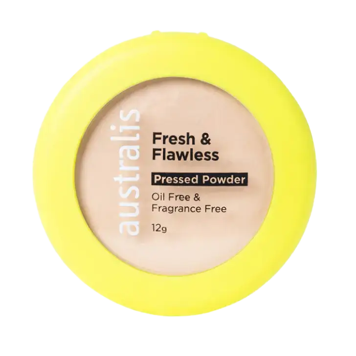 Australis Fresh & Flawless Pressed Powder Light Beige