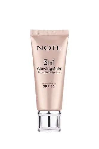 Note Cosmetics 3 in 1 Glowing Skin Tinted Moisturizer SPF 50