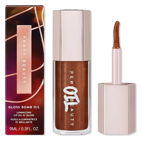 Fenty Beauty Gloss Bomb Oil Luminizing Lip Oil N’ Gloss Coppa Cookie