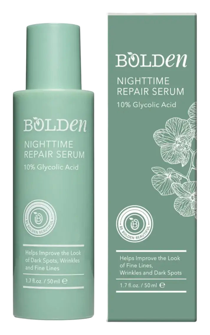 Bolden Nightime Repair Serum With 10% Glycolic Acid