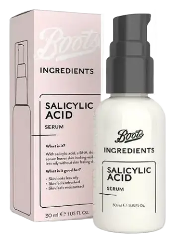 Boots Ingredients Salicylic Acid serum