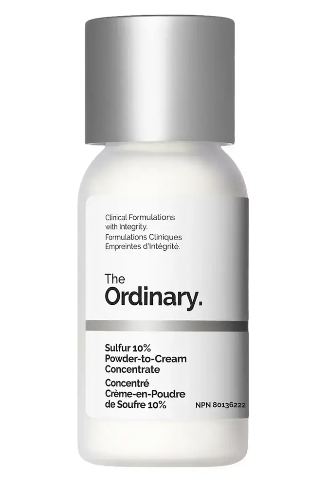 The Ordinary Sulfur 10% Powder-to-Cream Concentrate Acne Spot Treatment