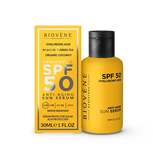 Biovène Barcelona Hyaluronic SPF 50 Anti-Aging Sun Serum