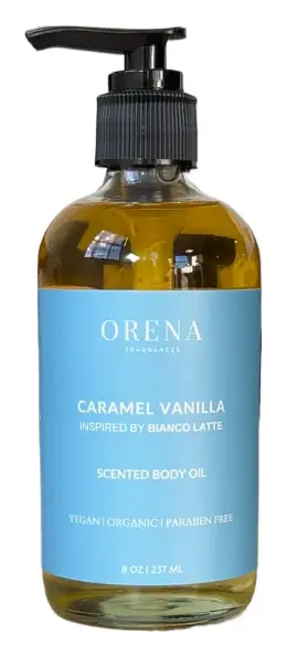 Orena Fragrances Scented Body Oil Caramel Vanilla