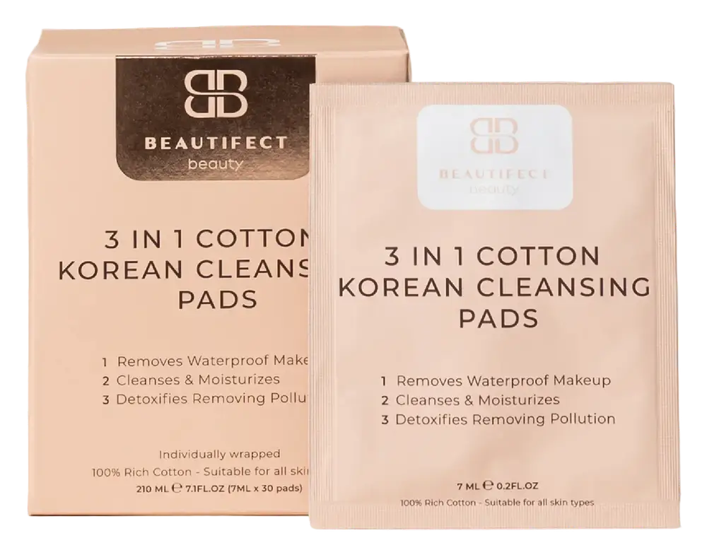 Beautifect 3 In 1 Cotton Korean Cleansing Pads
