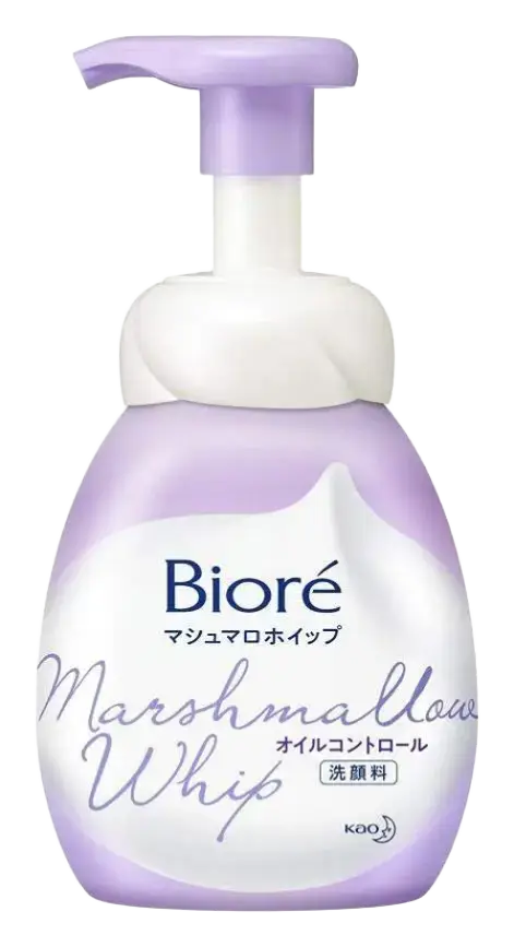 Biore Marshmallow Whip Facial Wash Oil Control Deep Clear