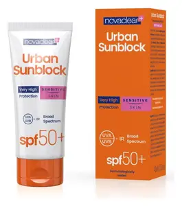 Novaclear Urban Sunblock Protective Cream Sensitive Skin SPF50+