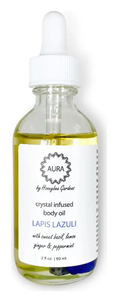 Honeybee Gardens Crystal Infused Body Oil Lapis Lazuli