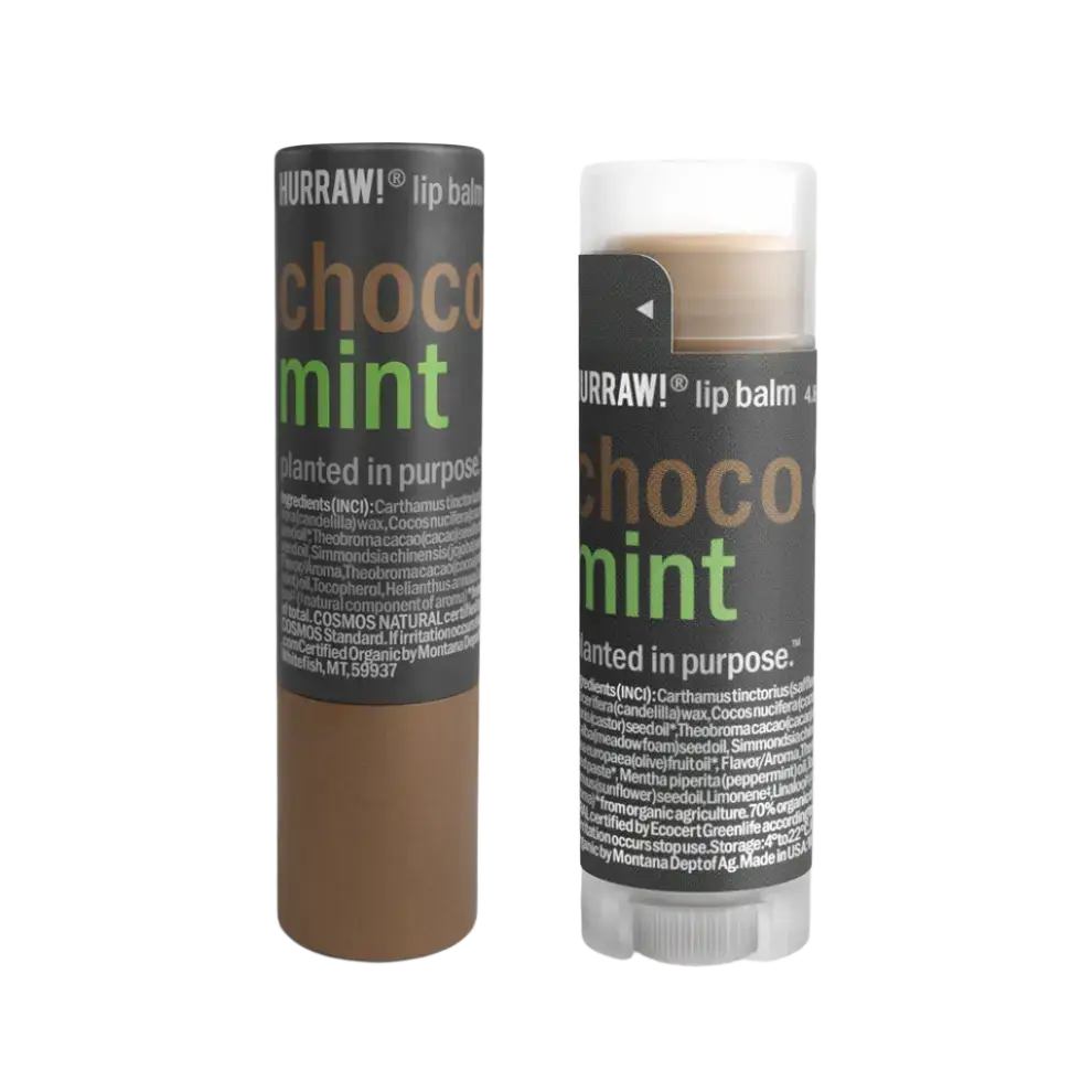 Hurraw! Flavor Combos Lip Balm Choco & Mint