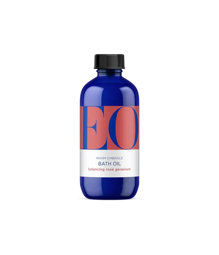 EO Products Warm Embrace Bath Oil In Rose Geranium