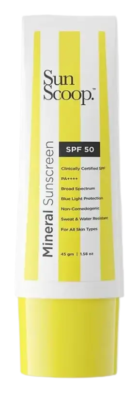 Sunscoop Mineral Sunscreen SPF 50 PA++++
