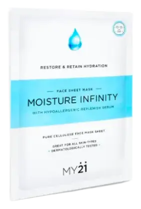 MY21 Moisture Infinity Infused With Hyaluronic Acid to Restore and Retain Hydration