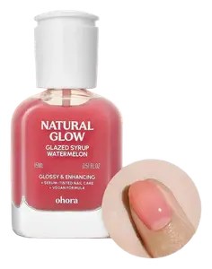 ohora Natural Glow Nail Care Polish Watermelon