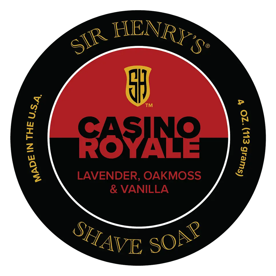 Sir Henry's Shave Soap Casino Royale Lavender, Oakmoss, & Vanilla