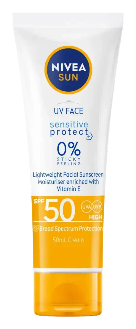 Nivea UV Face Sensitive Protect SPF 50 Australia