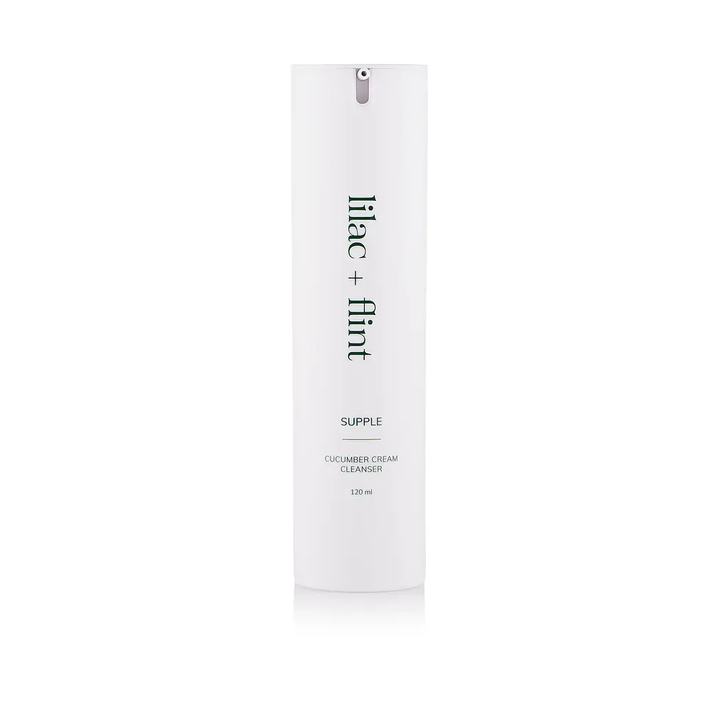 Lilac + Flint Supple Cucumber Cream Cleanser
