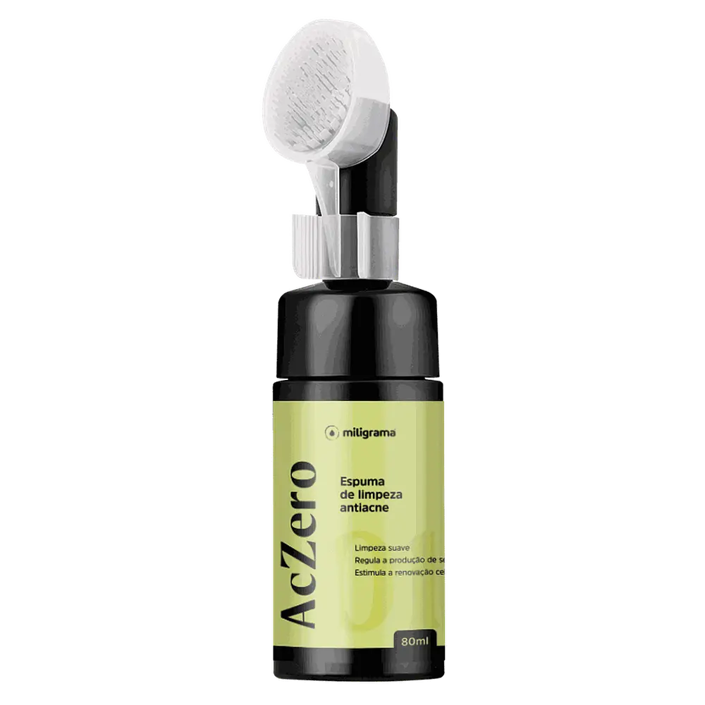 Miligrama AcZero Espuma De Limpeza Antiacne