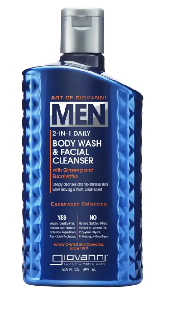 Giovanni Men 2-In-1 Daily Body Wash & Facial Cleanser