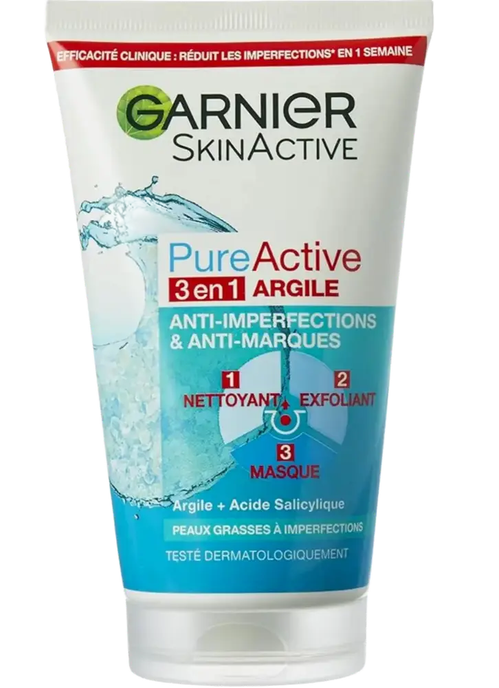 Garnier Pure Active 3 In 1 Clay France