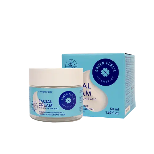 Green Feel's Facial Cream With Hyaluronic Acid