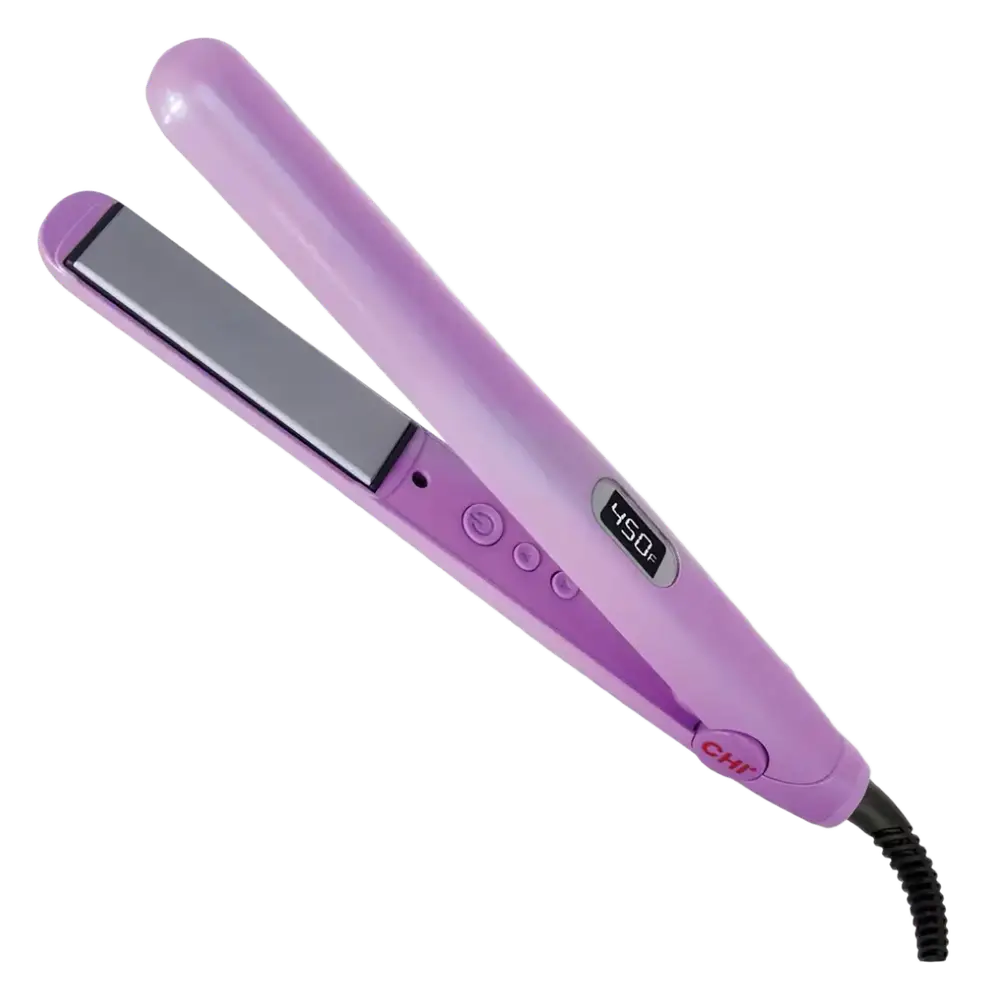 CHI Haircare Glowing Lilac 1" Digital Silver Ceramic Hairstyling Iron