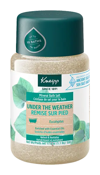 Kneipp Mineral Bath Salt Under the Weather Eucalyptus
