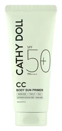 Cathy Doll CC Body Sun Primer SPF 50+ Green Base