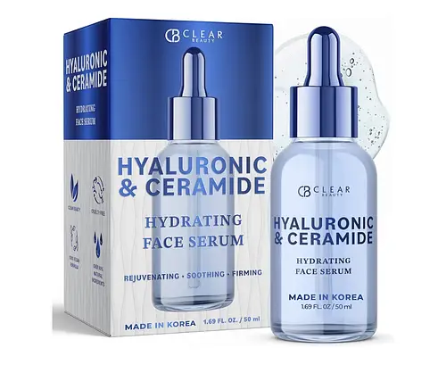 Clear Beauty Hyaluronic & Ceramides Hydrating Face Serum