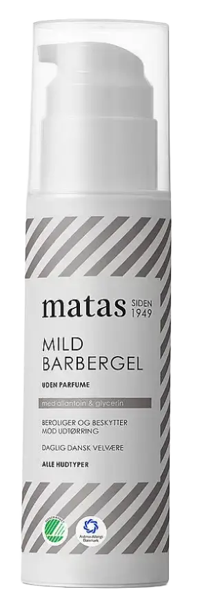 Matas Mild Barbergel Uden Parfume