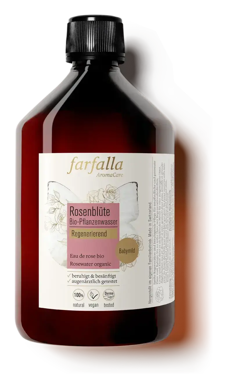 Farfalla Regenerierend Rosenblüte Bio-Pflanzenwasser