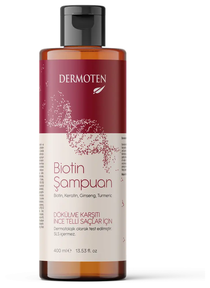Dermoten Biotin Shampoo For Anti-Hair Loss